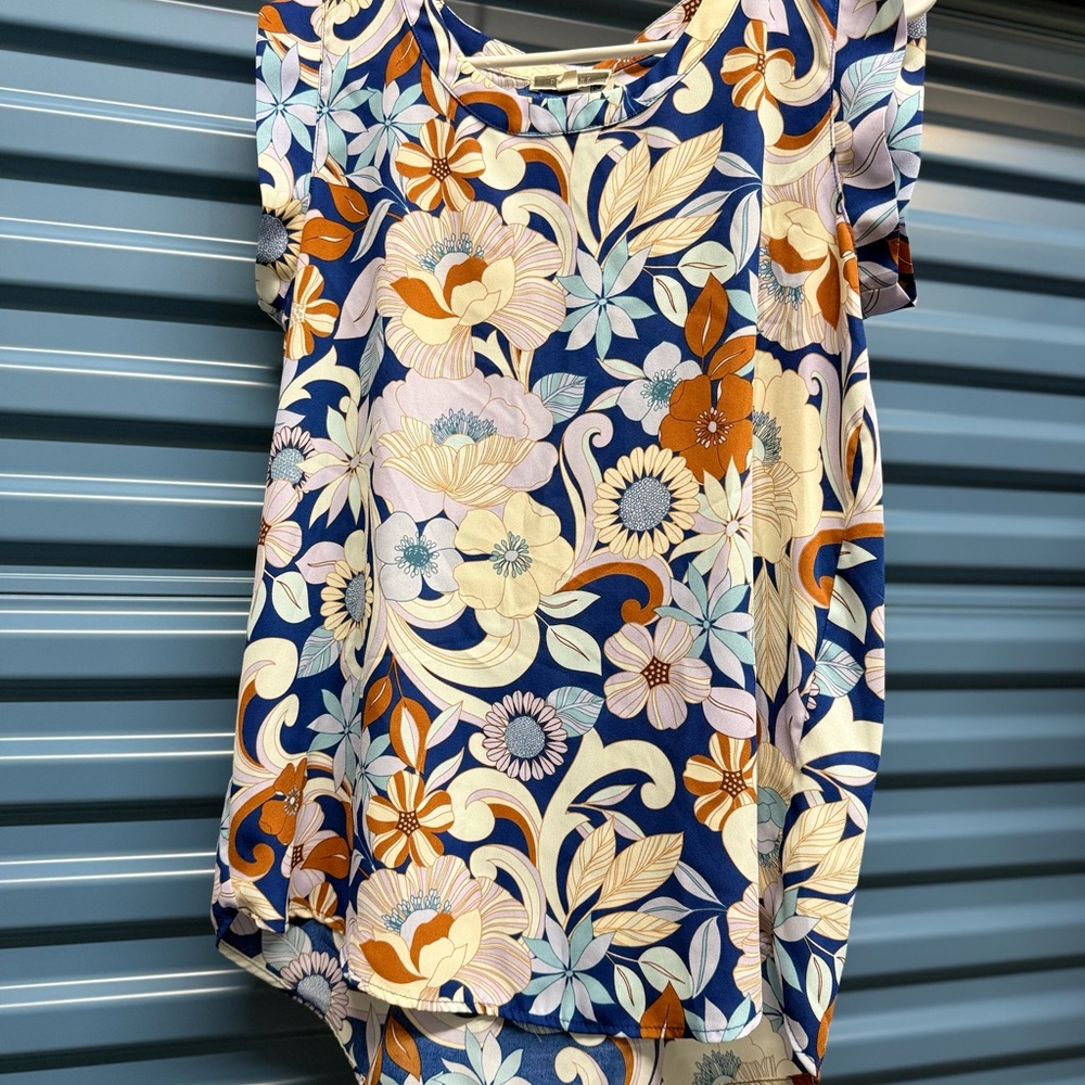 Floral Print Women's Top